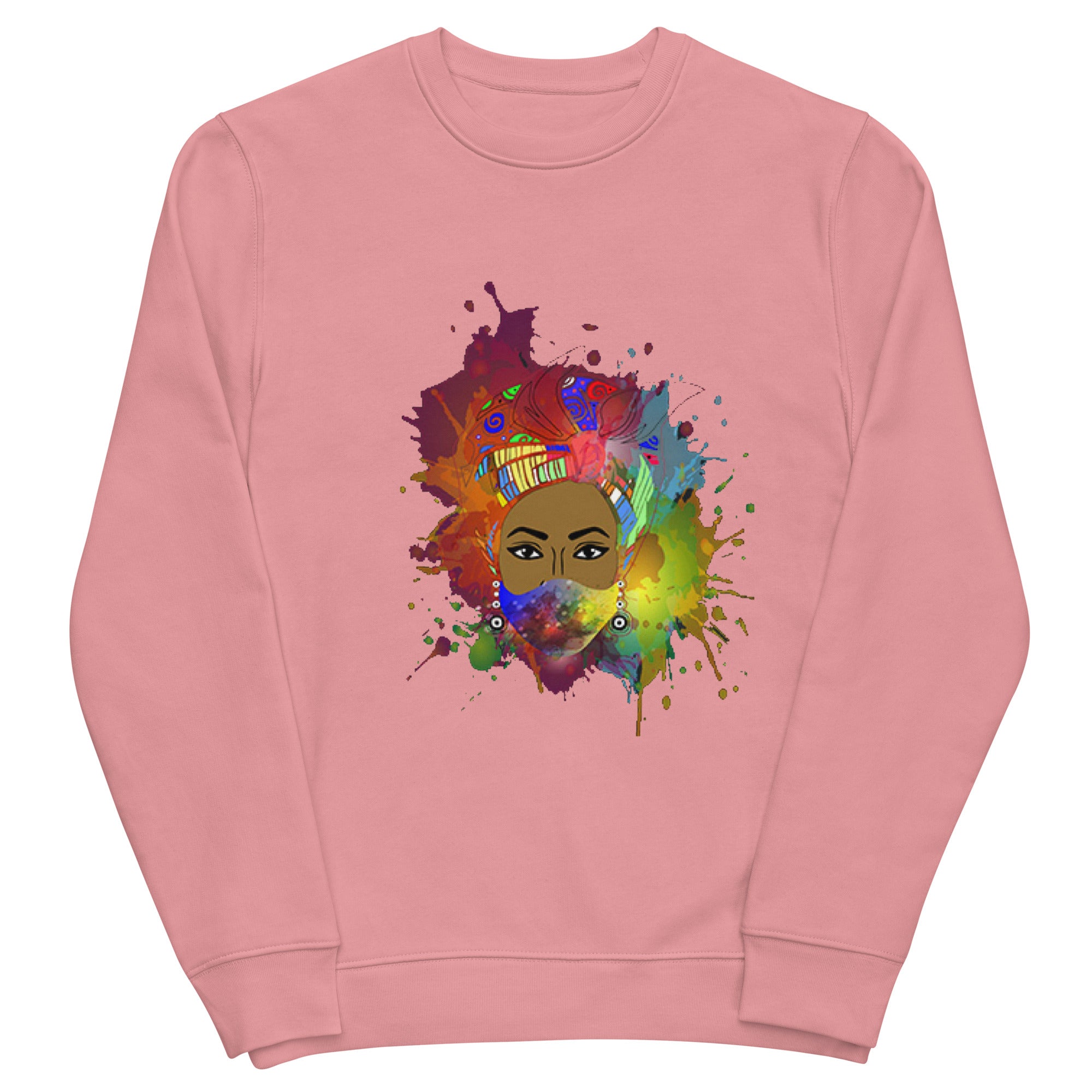 Eco-Friendly Unisex Sweatshirt - Sisi Color Splash Design